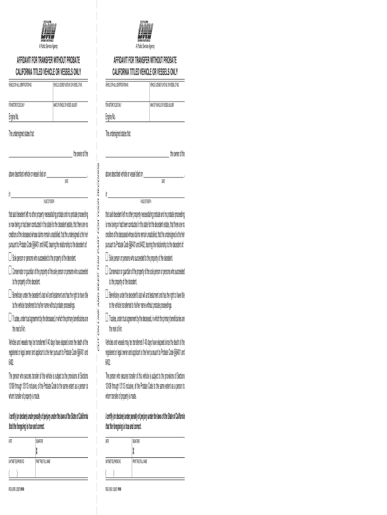  How to Complete Form Reg 5 2007