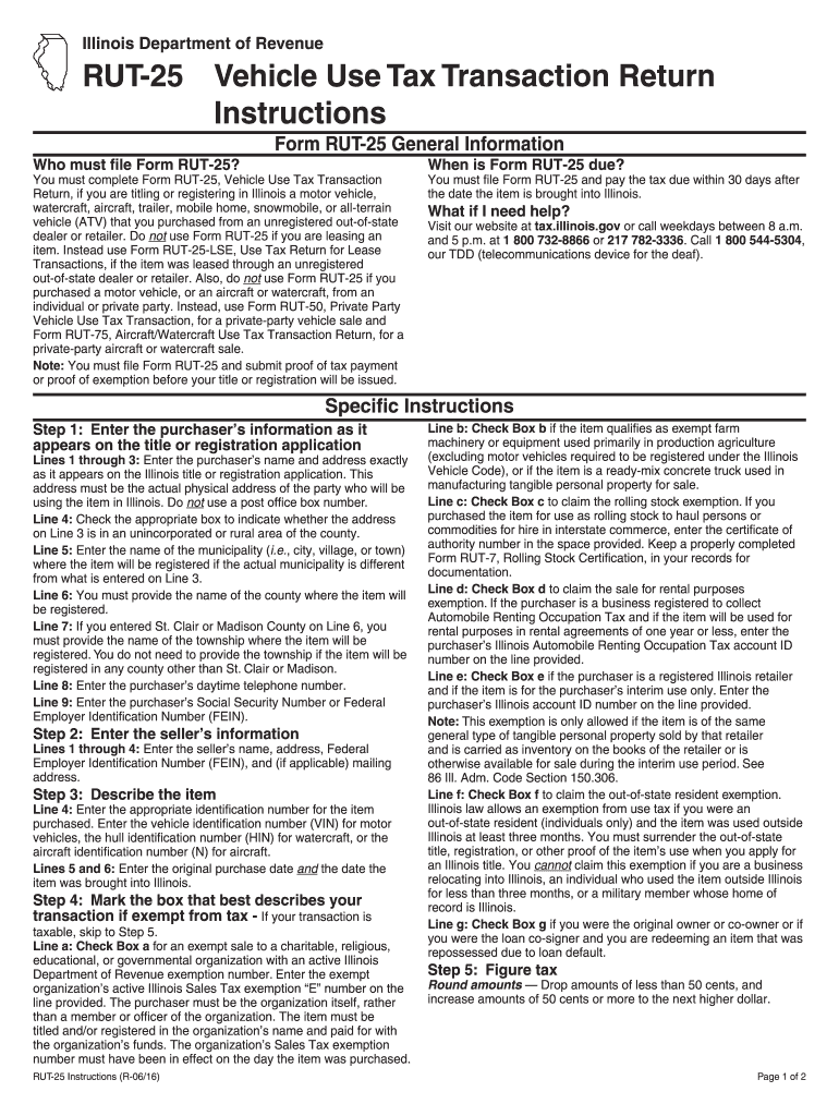 Rut 25 Lse  Form