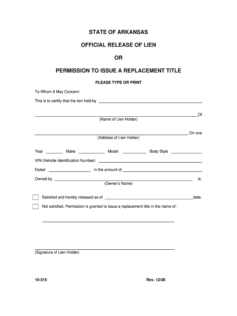Get and Sign Form 10 381 Arkansas 2006-2022