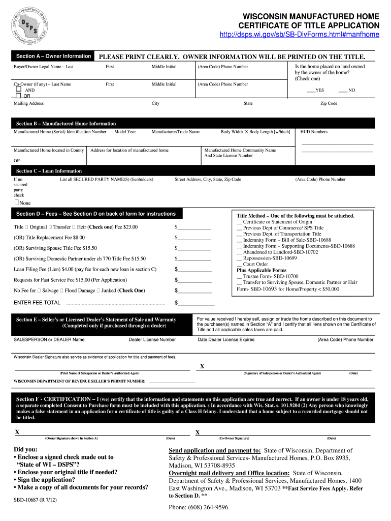  Sbd 10687  Form 2011