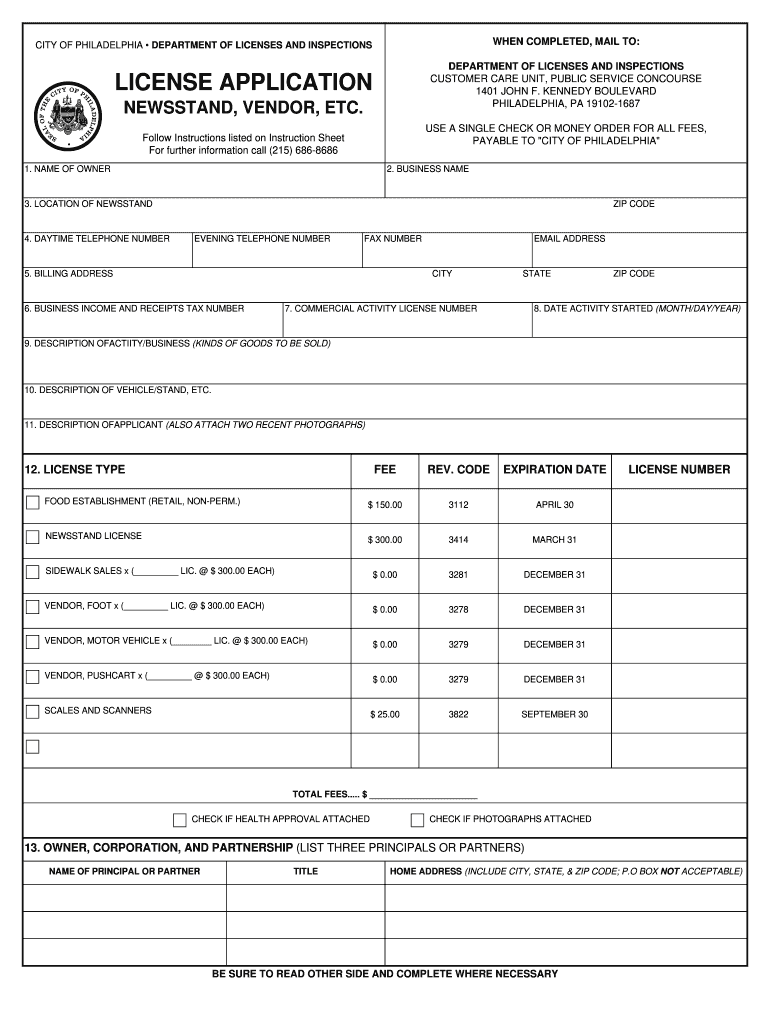 Apply for Marriage License Online Philadelphia  Form