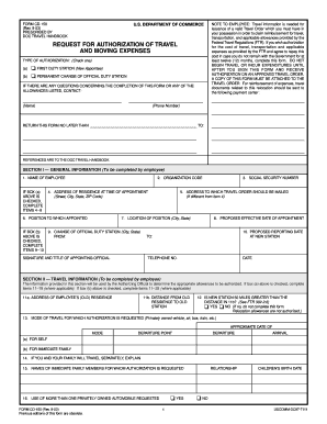 Commerce Cd150 Form