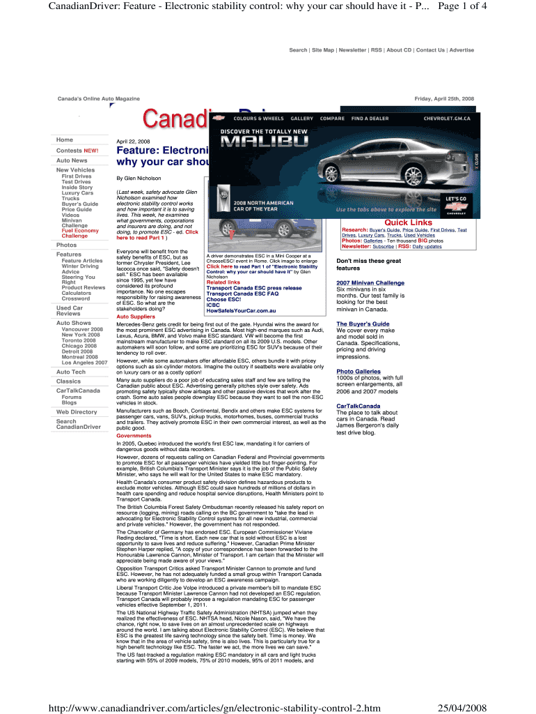 Of 4 CanadianDriver ChooseESC ! Chooseesc  Form