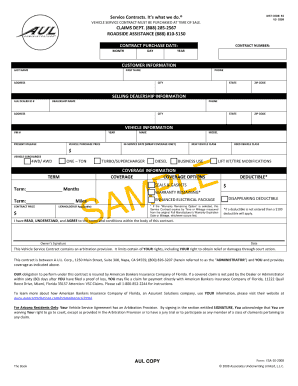 Aul Warranty Reviews  Form