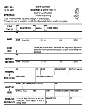 dmv bill signnow fillable attorney pdffiller