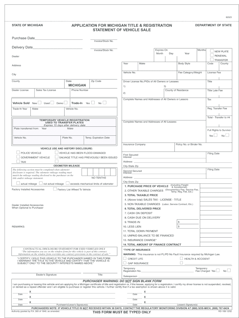  Rd 108  Form 2002