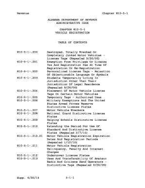 Chapter 810 of the Code of Alabama Form