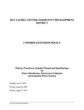 BLCCDD Extension Policy Amendment 8 31 10  Form