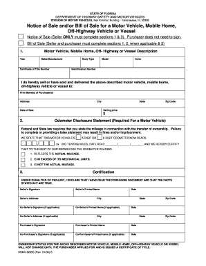 Bill of Sale for Mobile Home in Texas  Form