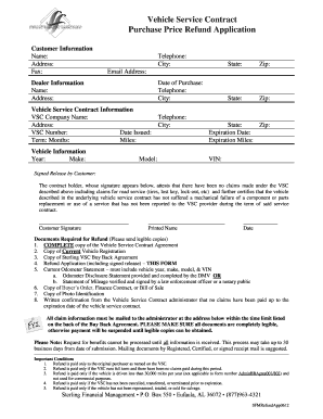 Sterling Financial Management Buy Back Agreement  Form