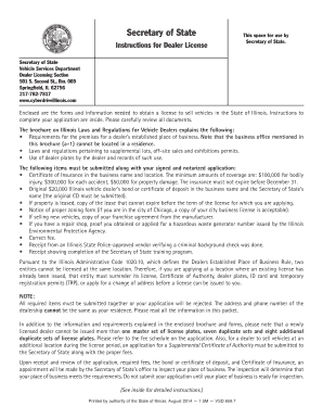 Dealer Illinois Section  Form