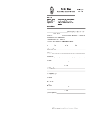  Disclosure of Ownership Form Non Disclosure Agreement NDA 2014