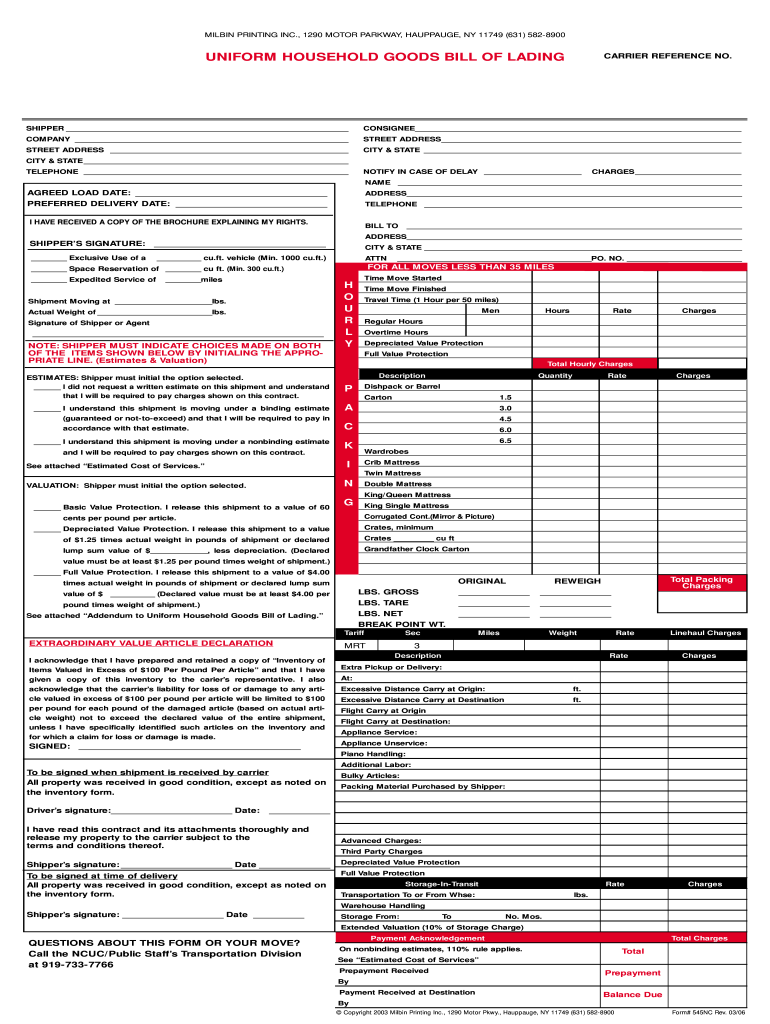 Milbin  Form