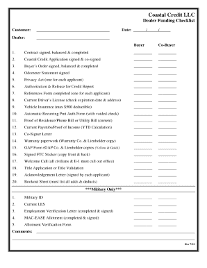 Dealertrack Credit Application PDF  Form