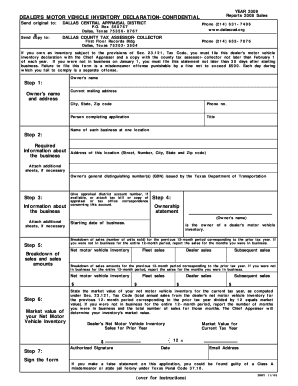 Bill of Sale Texas  Form