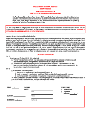 Aep Permit  Form