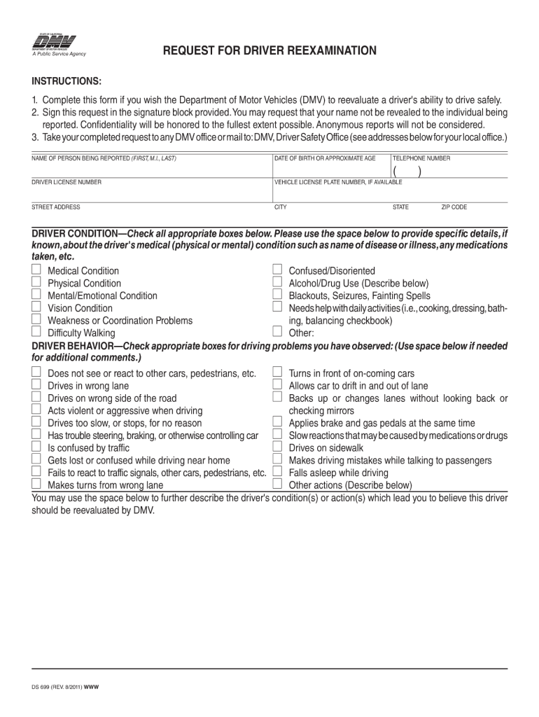  Dmv Ds Form 2018-2024