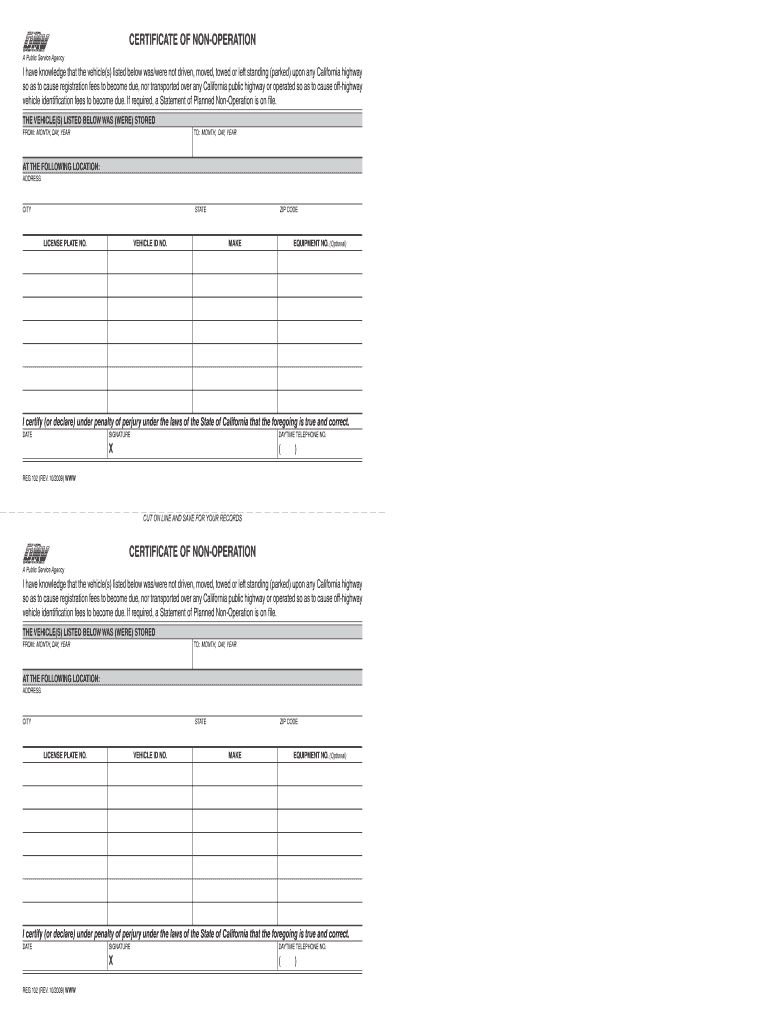 Reg 102 - Fill Out and Sign Printable PDF Template | signNow