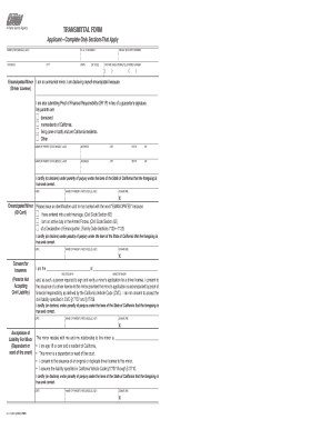 Dmv Transmittal Form Dl 11