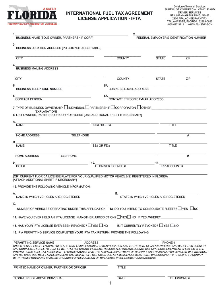  Ifta Application  Form 2012