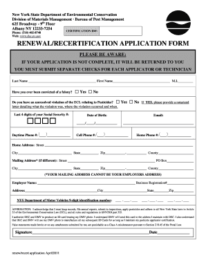 Nys Pesticide Applicator License Ny  Form