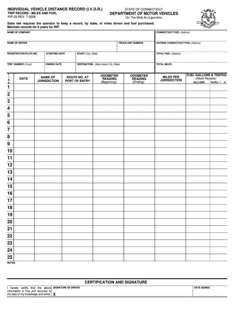 Dmv Irp Ct  Form