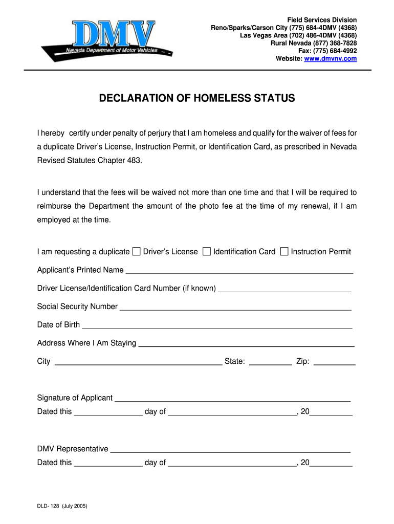 Get and Sign ID for Homeless in Florida  Form