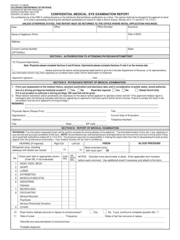  Colorado Dr 2401 Form 2005