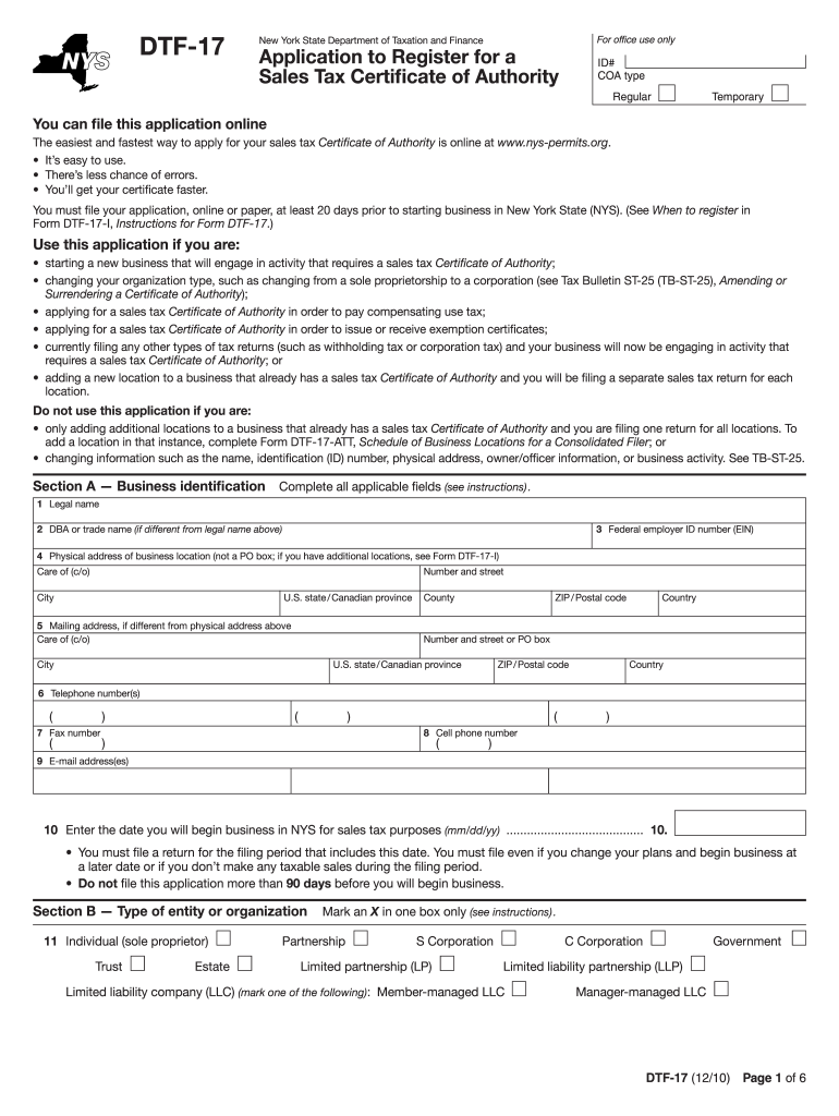Get and Sign Dtf 17 2010-2022 Form