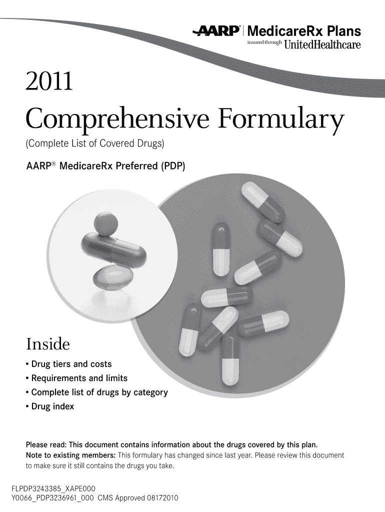 Aarp Medicarerx Plans Comprehensive Formulary