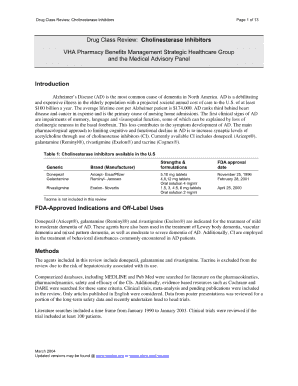 Drug Class Review  Form