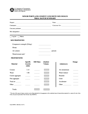 Fhwa 1606  Form