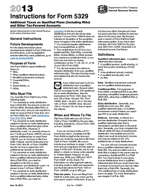 Federal Tax Form 5329