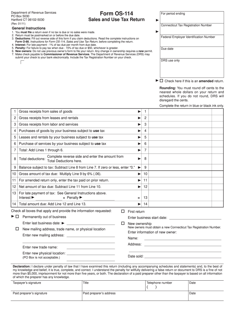  Ct Tax Form 0s 114 2020