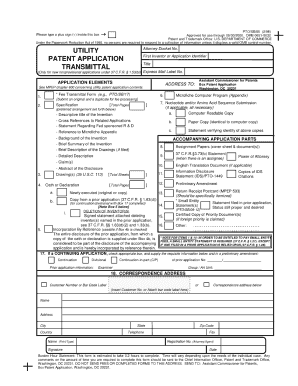 Patent Application Form PDF