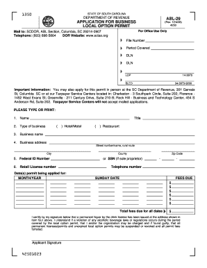 Abl 29 Form