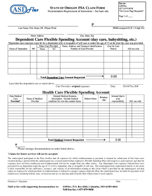 Asiflex Oregon  Form