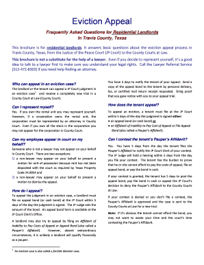 Eviction Appeal Letter Example  Form