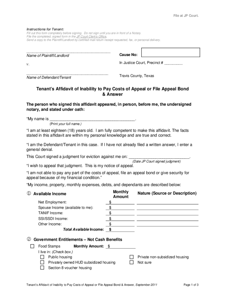 Eviction Appeal Letter Example - Fill Out and Sign Printable PDF