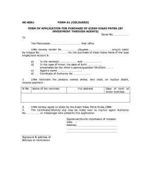 Nc 69a1 Form