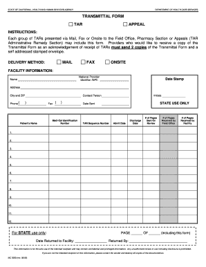 Medi Cal Appeal Form PDF