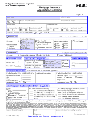 Mgic Fillable Forms