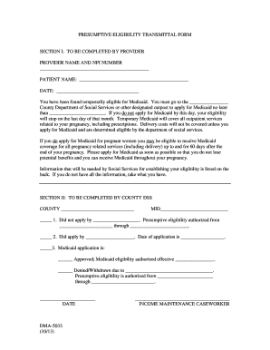 Dma 5033  Form