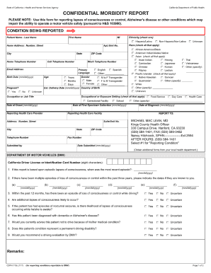 Kings County Cmr Form