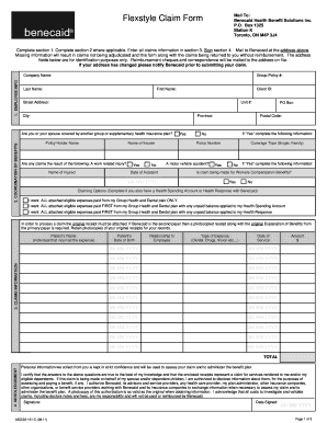 Benecaid Dental Claim Form