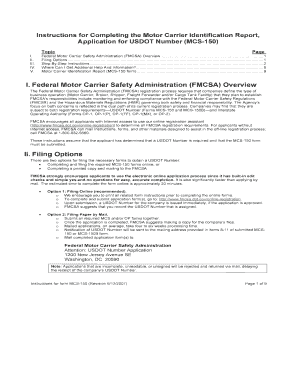 Mcs 150 Form