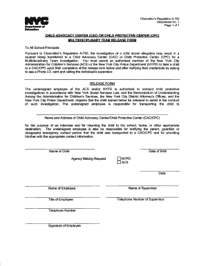 Highlights of Chancellor&#039;s Regulation a 750  Form