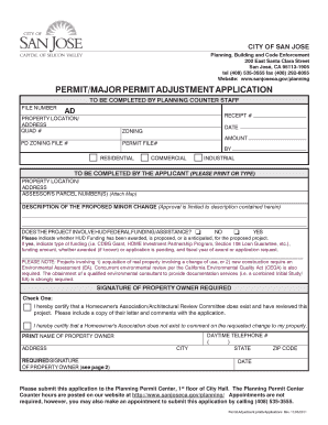 Get and Sign City of San Jose Building Department 2011-2022 Form