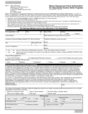 Background Check Form Wisconsin