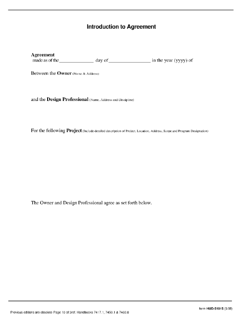  Hud Form 51915 1998-2024